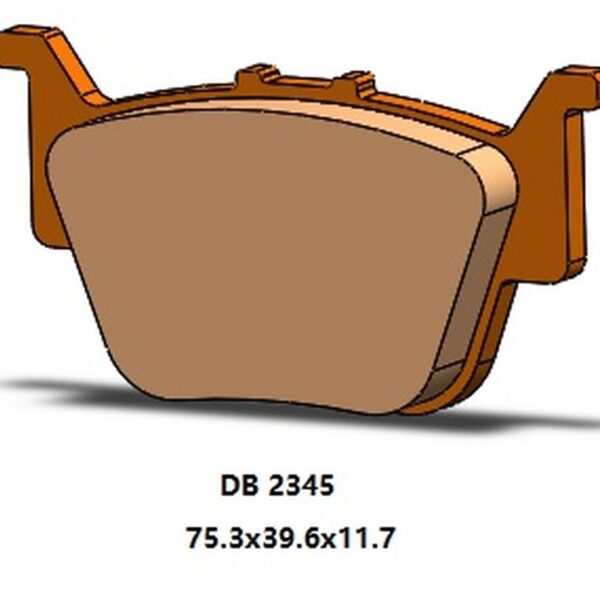 Klocki Hamulcowe KH714 Tył Honda SXS 500 Pioneer ’15-’23, SXS 520 Pioneer ’21-’25, SXS 700 Pioneer ’16-’25 | Delta Braking