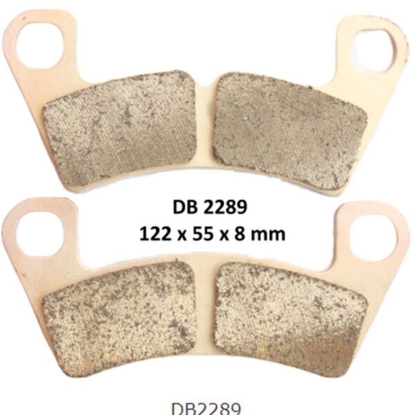 Klocki Hamulcowe KH740 Przód Arctic CAT Prowler 812 PRO ’19-’21, Wildcat 1000 ’19-’21, Cushman Hauler Diesel ’19-’20 | Delta Braking