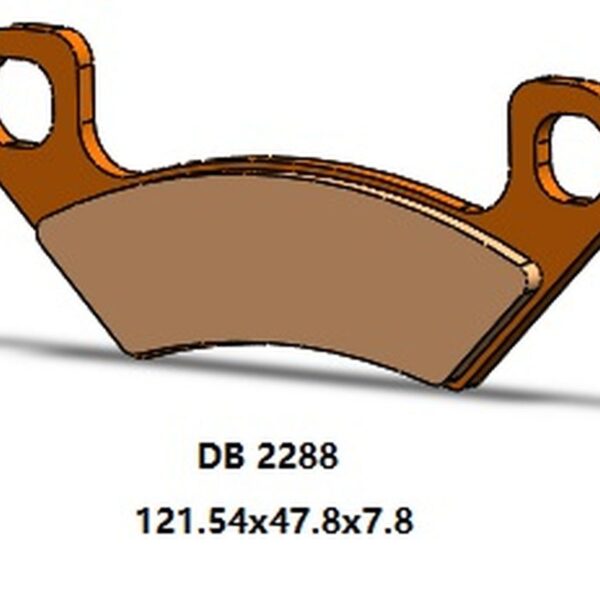 Klocki Hamulcowe KH742 Tył Arctic CAT Prowler 812 PRO ’19-’21, Wildcat 1000 ’19-’21, Cushman Hauler Diesel ’19-’20 | Delta Braking