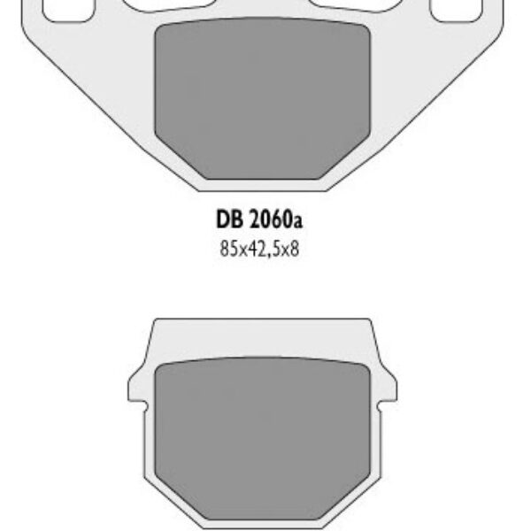 Klocki Hamulcowe KH83 – Zastępują DB2060MX-N i DB2060QD-N | Delta Braking