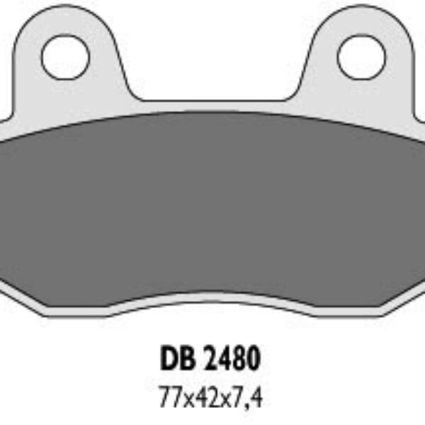 Klocki Hamulcowe KH86 – Zastępują DB2480MX-D oraz DB2480QD-D | Delta Braking