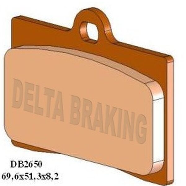 Klocki Hamulcowe KH95 Przód Aprilia RS 50/125 ’11-’20, Cagiva Mito 125 ’93-’10, Ducati Monster 900 ’93-’99, Moto Guzzi California 1100 ’94-’01, Daytona 1000 ’92-’98, Yamaha SZR 660 ’96-’97, KTM SMC 660 ’03-’04 | Delta Braking