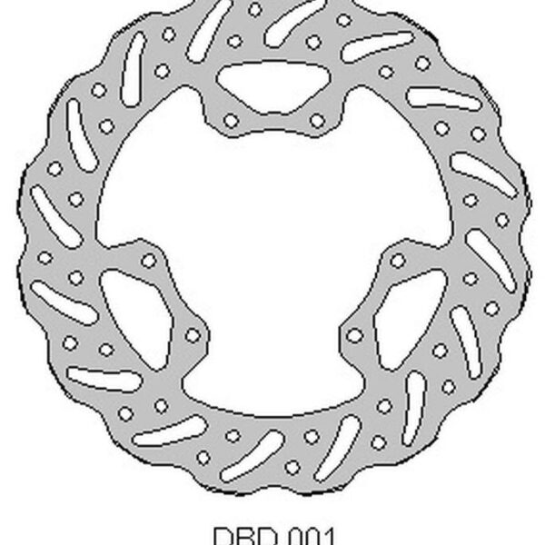 DELTA Tarcza hamulcowa – HONDA CR 125 (1995-2014)