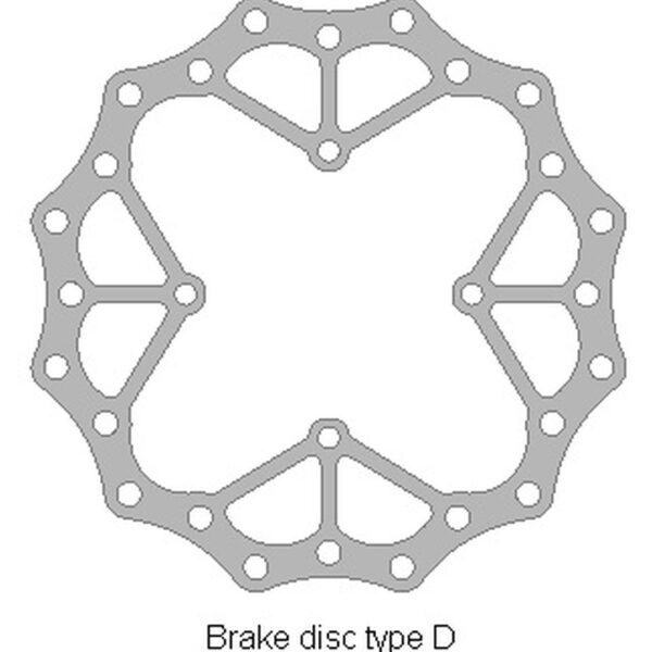 DELTA Tarcza hamulcowa – KAWASAKI KX 250 (2015-2021) – ONL_DBD061D