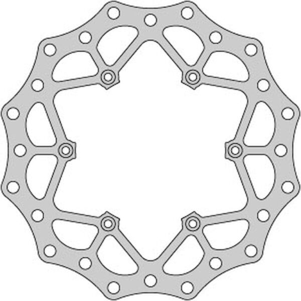 DELTA Tarcza hamulcowa – KTM 2T/4T (1991-2025) – ONL_DBD036G