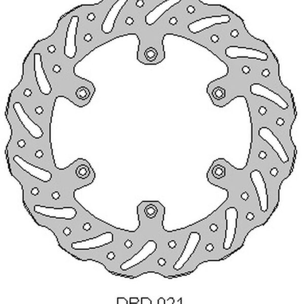 Tarcza Hamulcowa Przód Suzuki RM 125 ’88-10, RM 250 ’88-10, DRZ 250 ’01-07, Yamaha YZ 125 ’01-16, YZ/YZF/WR 250 ’01-16, WRF/YZF 426/450 ’02-16, Wave (250X118X3Mm) (6X6,5Mm) (Ng675, Ng276) | Delta Braking