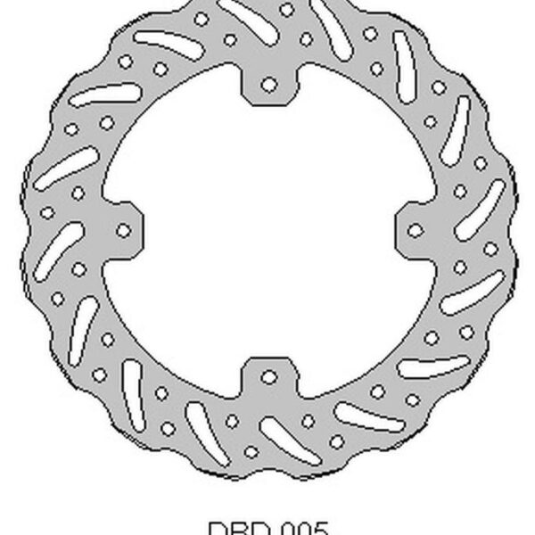DELTA Tarcza hamulcowa – HONDA CR 125 (2002-2021) – ONL_DBD005G
