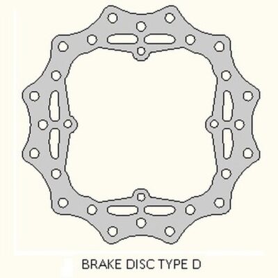 NG Tarcza hamulcowa - HUSQVARNA TC 85 (2011-2020) - DBD053D