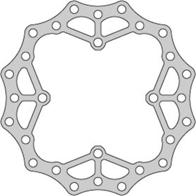 Tarcza Hamulcowa Tył Kawasaki KX 125 '03-08, KX 250 '03-18, 21, KX 450 '06-18, 21, KLX 450 '07-21, KXE 450'10-20, RMZ 250 '04-06, Wave Ultra Light (240X115X4Mm) (4X10,5Mm) (NG799X) | Delta Braking