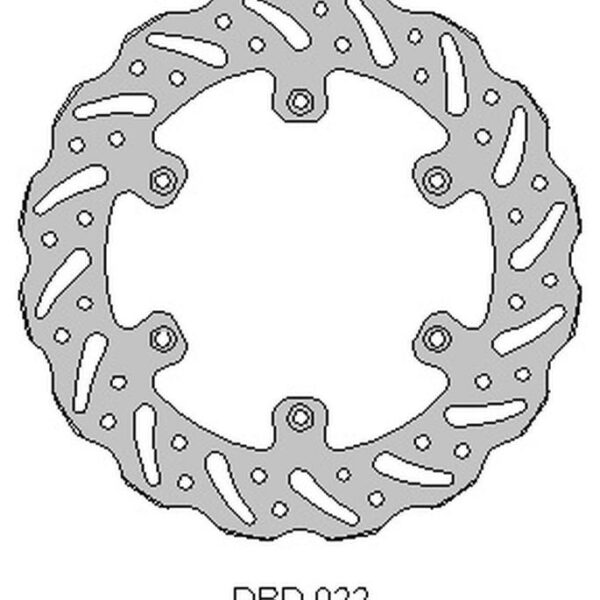 Tarcza Hamulcowa Tył Suzuki RM 125 ’88-10, RM 250 ’88-10, DRZ 250 ’01-07, Yamaha YZ 125 ’01-16, YZ/YZF/WR 250 ’01-16, WRF/YZF 426/450 ’02-16, Wave (240X118X4Mm) (6X6,5Mm) (NG329) | Delta Braking