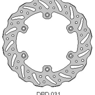 NG Tarcza hamulcowa - YAMAHA WR 125 (1990-2000) - DBD031G