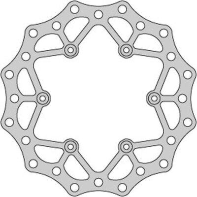 NG Tarcza hamulcowa - YAMAHA YZ/WR 125 (1998-2001)