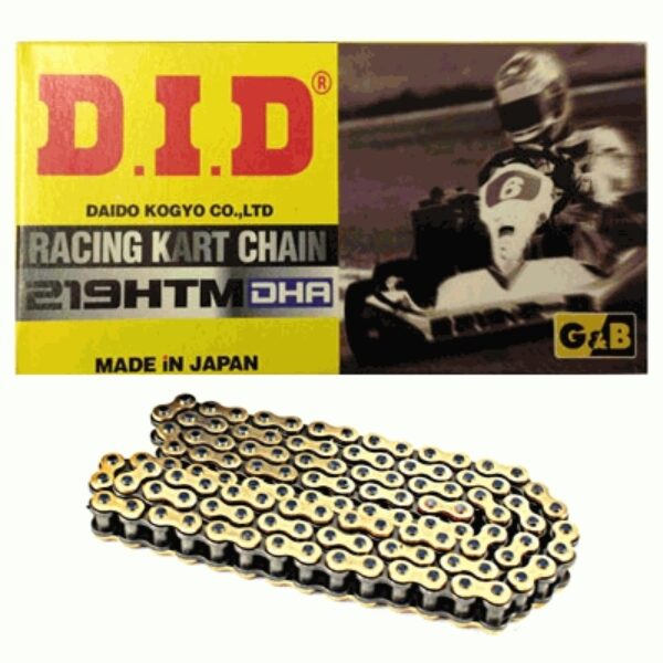 Łańcuch Napędowy 219HTM-108 (108-Ogniw) BEZ O-Ringów (Zamknięty) Kartingowy | DID