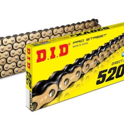 Łańcuch Napędowy 520VX3GB-100 (100 Ogniw) X-RING Złoty (Otwarty + Zakuwka)