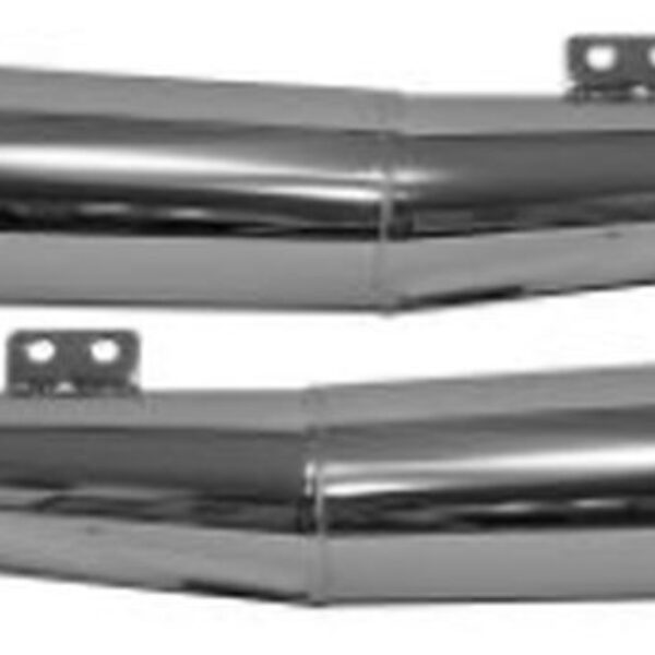 Końcówka Wydechu (Tłumik) Chromowana Prawa (NA Wzór Oryginału) BMW R 50 / 5, R75 / 5, R 60 / 5 ’69-’72 (Długość 81,5Cm) | Emgo