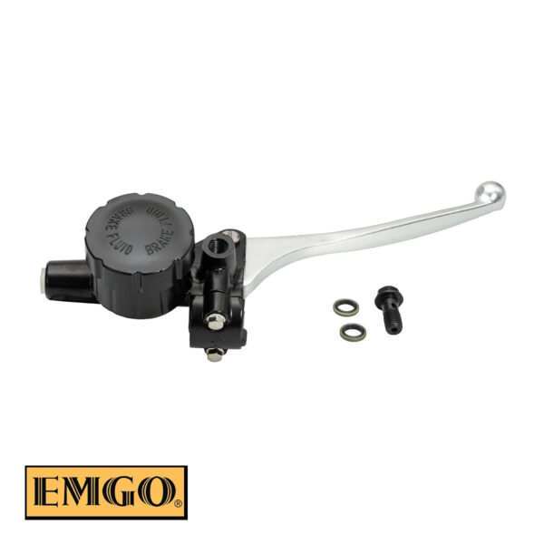 Pompa Hamulca Przedniego Kompletna (15,8Mm) z Mocowaniem Lusterka i Dźwignią Honda CX 500 ’78, CB 750 F2 ’77-’78, GL 1000 ’75-’78 Kolor Czarny | Emgo