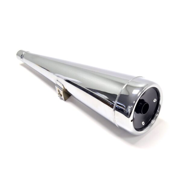 Końcówka Wydechu / Tłumik Chromowany Honda CX 500 ’78-’79 Lewy (Replika Oryginału) | Emgo