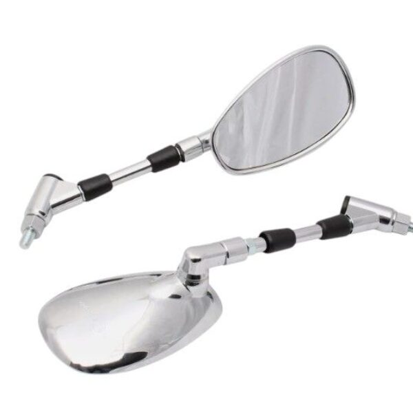 Lusterko Suzuki SFV 650 Gladius ’09, GSX 1300 B-King ’08-’09 Prawe Chromowane (Wzór Oryginału) (Homologacja) | Emgo