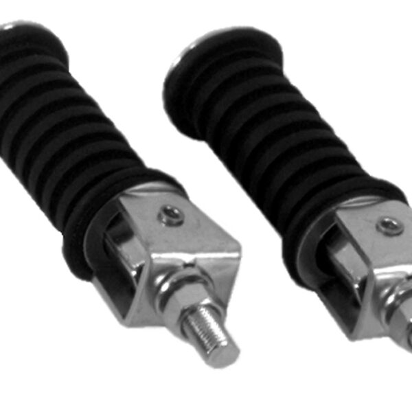 Komplet Podnóżków Pasażera Uniwersalne 2 Szt. ( Śruba 10MM z Nakrętką ) ( Suzuki ) | Emgo