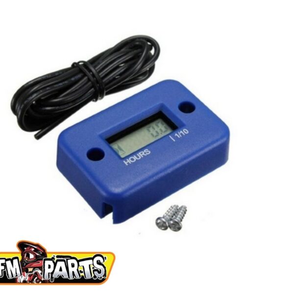 Licznik Motogodzin Indukcyjny Wodoodporny Kolor Niebieski (EL) | FM-Parts