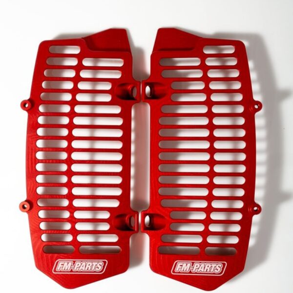 Osłony Chłodnicy (Kratki) Aluminium Ktm/Husqvarna ’20-23′ Kolor Czerwony | FM-Parts