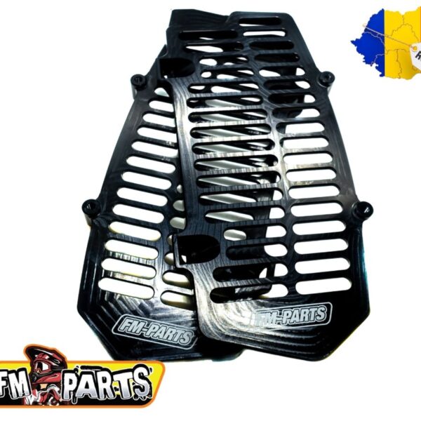 Osłony Chłodnicy (Kratki) Aluminium KTM / Husqvarna / GAS GAS ’20-’23 Kolor Czarny | FM-Parts