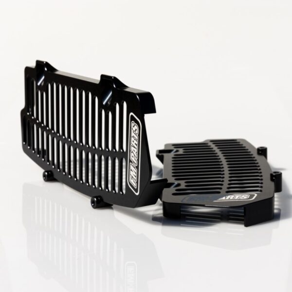 Osłony Chłodnicy (Kratki) Aluminium Ktm/Husqvarna/Gas GAS ’20-’25 TBI / TPI Kolor Czarny | FM-Parts