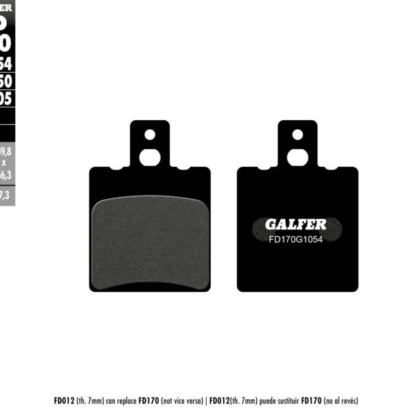 Galfer Klocki hamulcowe – FD170G1054