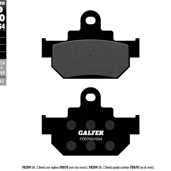 Galfer Klocki hamulcowe – FD070G1054