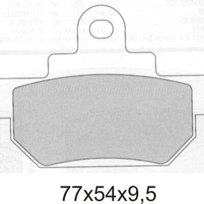 Galfer Klocki hamulcowe - FD070G1651