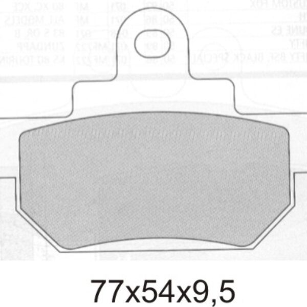 Galfer Klocki hamulcowe – FD070G1651