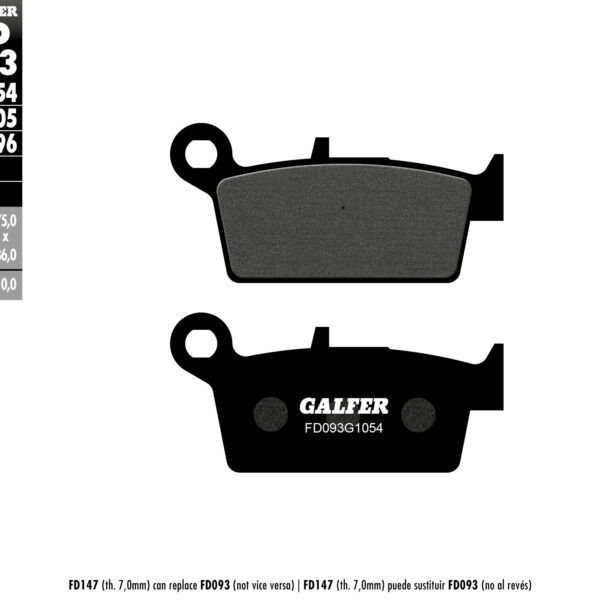 Galfer Klocki hamulcowe – FD093G1054