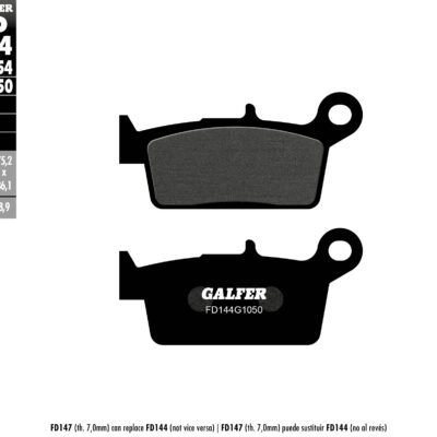 Galfer Klocki hamulcowe - FD144G1050