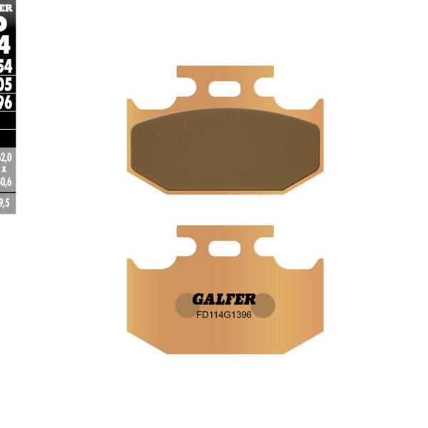 Galfer Klocki hamulcowe – FD114G1396