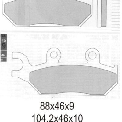 Galfer Klocki hamulcowe - FD129G1651