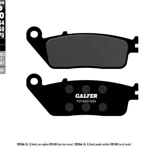 Galfer Klocki hamulcowe – FD140G1054