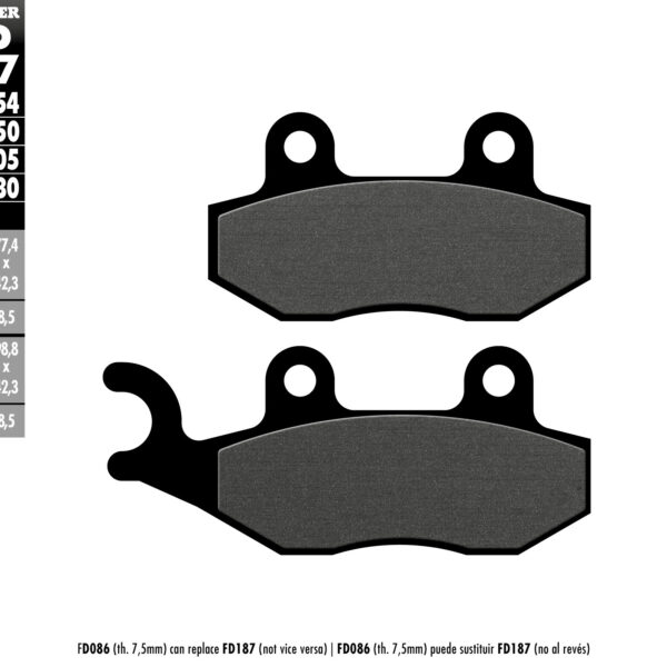 Galfer Klocki hamulcowe – FD187G1054
