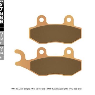 Galfer Klocki hamulcowe - FD187G1380