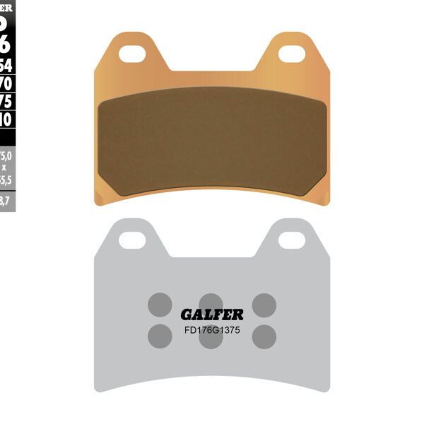 Galfer Klocki hamulcowe – FD176G1375