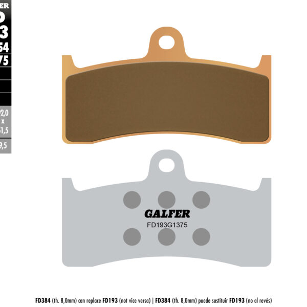 Galfer Klocki hamulcowe – FD193G1375