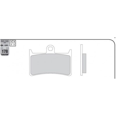 Galfer Klocki hamulcowe - FD178G1651