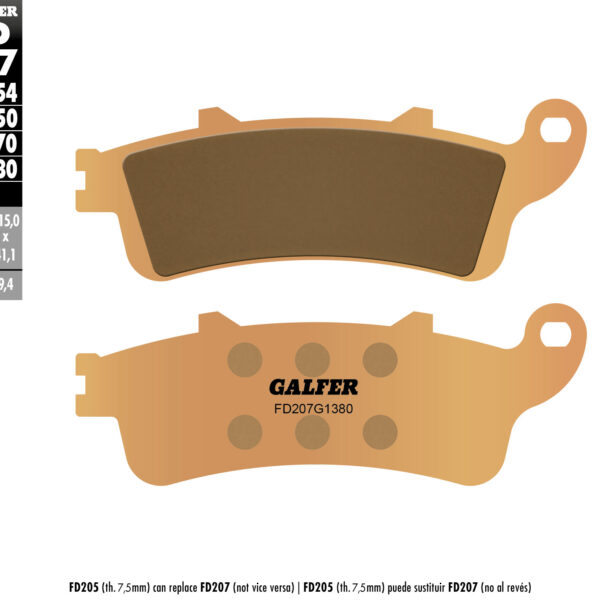 Galfer Klocki hamulcowe – FD207G1380