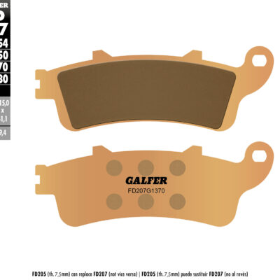 Galfer Klocki hamulcowe - FD207G1370