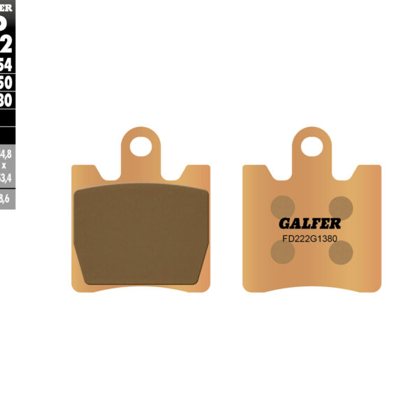 Galfer Klocki hamulcowe – FD222G1380