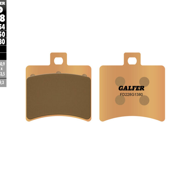 Galfer Klocki hamulcowe – FD228G1380