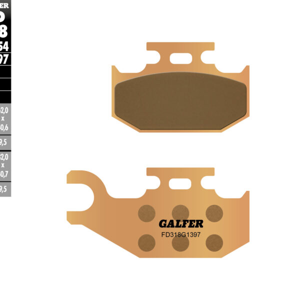 Galfer Klocki hamulcowe – FD318G1397