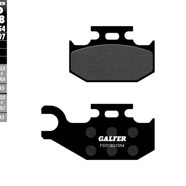Galfer Klocki hamulcowe – FD318G1054