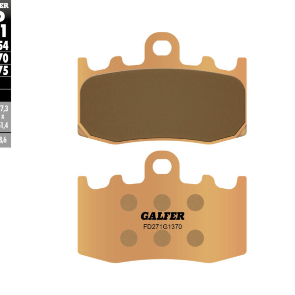 Galfer Klocki hamulcowe – BMW PRZÓD (BMW R1100/1150/1200