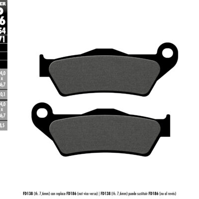 Galfer Klocki hamulcowe - FD186G1054