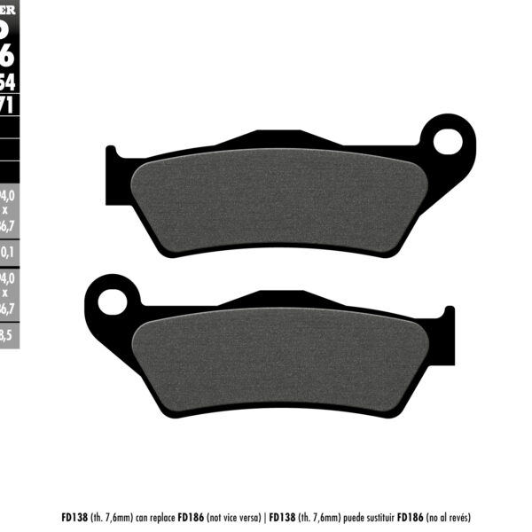 Galfer Klocki hamulcowe – FD186G1054